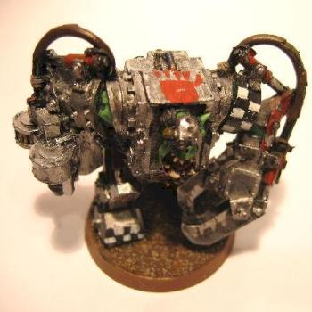 Ork Warboss (Top View) (Remember Im only 13!) by Orky Dude