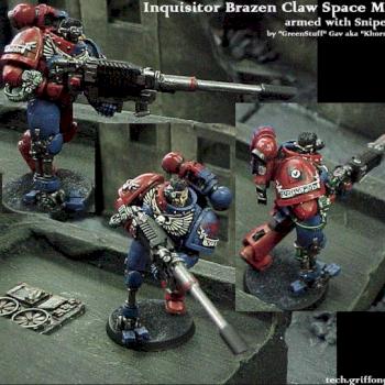 Inquisitor Brazen Claw Marine by khornes rage