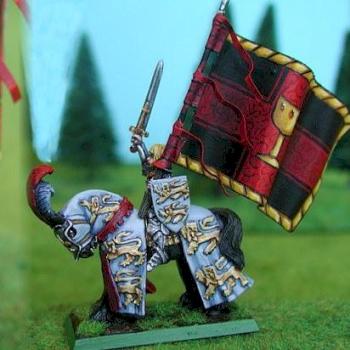 Repanse de Lyonesse, Battle Standard Bearer by GuillaumeLeCourageux