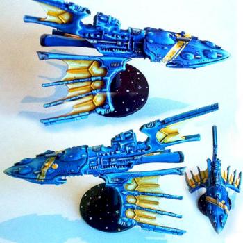 Battlefleet Gothic Eldar Eclipse Cruiser by Scottdsp748