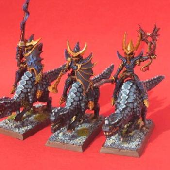 GW - Chevaliers elfes noirs (dark elves knights) by Naoned