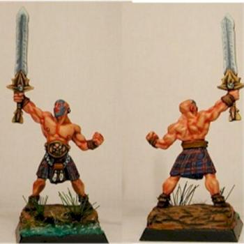Scottish warrior with Claymore by belmin