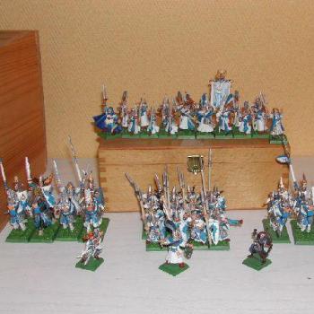 High Elf army by Raloufbebec