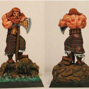 Scottish warrior with Axe by belmin
