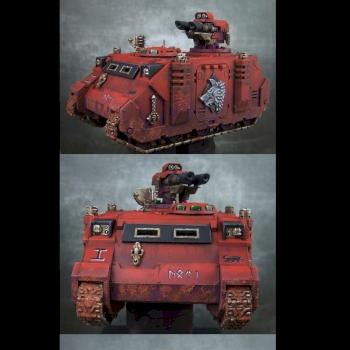 Red Space Wolves Razorback 1 by andee