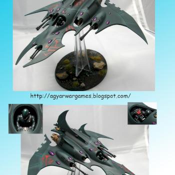 Dark Eldar Razorwing Jetfighter by agyar