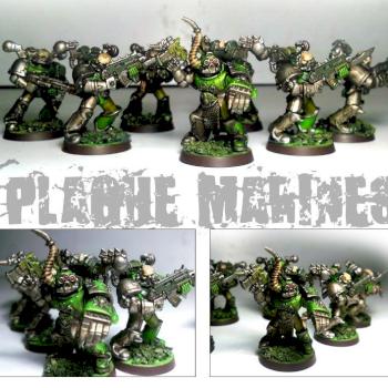 Plague Marines by ravenkrus