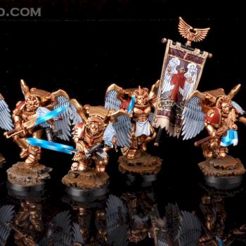 Blood Angels Sanguinary Guard by www.buypainted.com