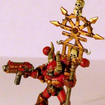 Khorne Icon bearer by Razor