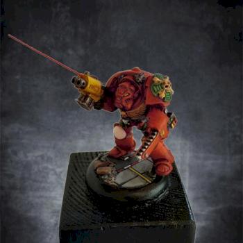 Blood Angels Terminator with laser pointer by s0m0s