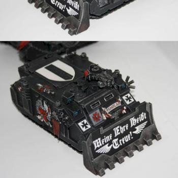 Black Templar Rhino by Andrzej
