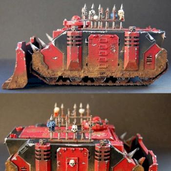 World Eaters Rhino II (Khorne / Chaos) by mf_Greg