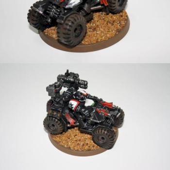 Black Templar  Attack Bike by Andrzej