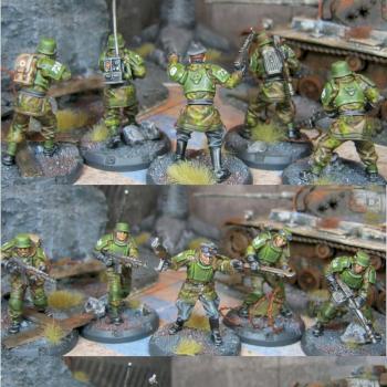 Dust-Tactics German Commandsquad by Moiterei_1984