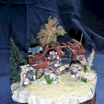 Blood Angel Scouts - Storm Land Speeder by N-Dee