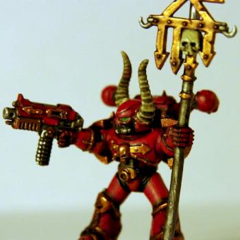 Khorne Icon bearer by Razor