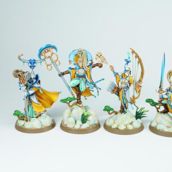 Myari's purifier warhammer underworlds Lumineth by Highelves.addict