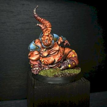 Blood Bowl Nurgle Rotspawn by pentafigs