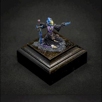Pinterest Eldar Warlock with Witch Blade and Skuriken Pistol by Mariush