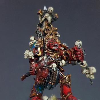 Khorne Lord Zhufor the Impaler by JosephStephan90