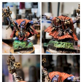 Orc Warlock by Curunnir