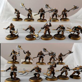 Steelhead Halberdiers by NakTheCow