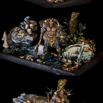 Minotaur by El Greco Miniatures by Jamie M