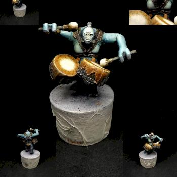 Drummer Mordor Troll by Minica Art