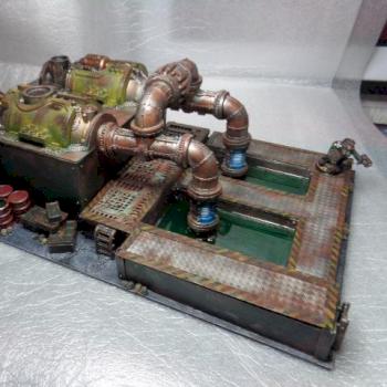 sector mechanicus chemical facility by thecat
