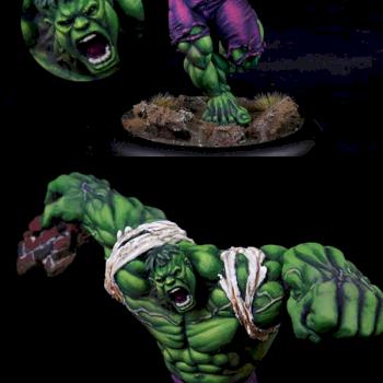 Hulk miniature from Knight Models by White Weasel Studio