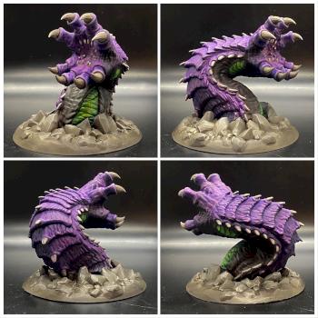 Purple Worm by NorthWindMinis