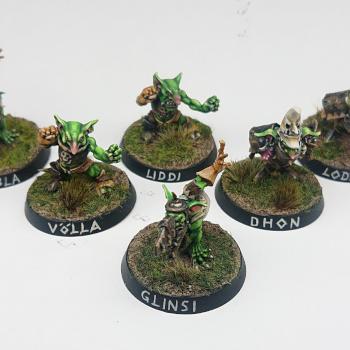 Blood bowl goblins by Thilialin