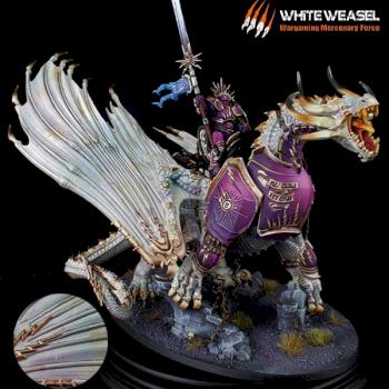 Stormcast Pearl Stardrake from Age of Sigmar by White Weasel Studio