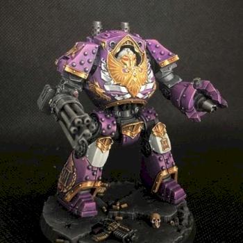 Emperor's children legion contemptor dreadnought by Chris74