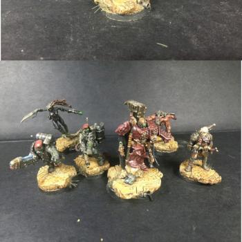 Lost Tales of Malal; 40k, Interrogator Balek Karad and Lord inquisitor Richter's retinue by Kaleb Daark