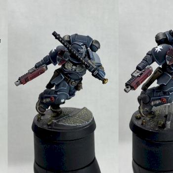 Black templar primaris by Somua