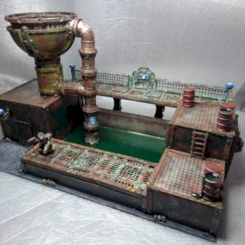 sector mechanicus chemical facility by thecat