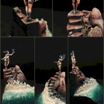 KINGDOM DEATH WHITE SPEAKER DIORAMA by Annaero