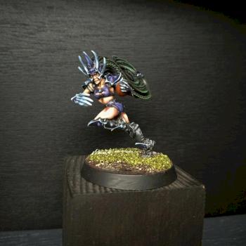 Blood Bowl Roxanne Darknail by pentafigs