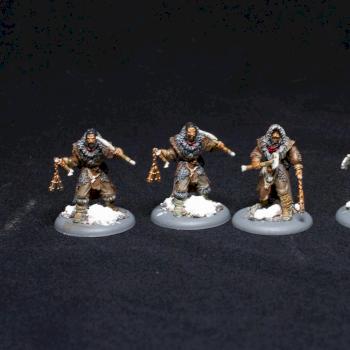 A Song of ICe and Fire Free Folk Raiders by darkrealm-miniatures