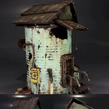 Post Apocalypse  Abandoned Tiny Workshop Necromunda Terrain by GobBoss