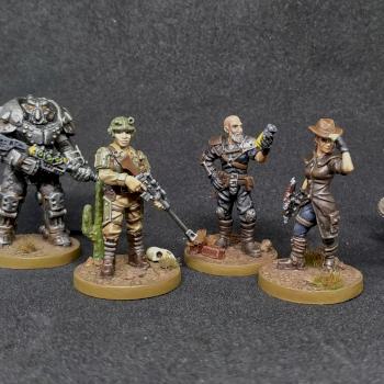 Fallout: New California board game miniatures by Andriucha