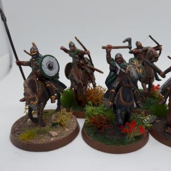 Middle Earth - Rohan Riders by Lunarion