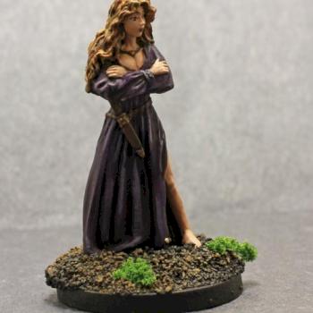 Dark Sword Female Mage Apprentice by superbug983