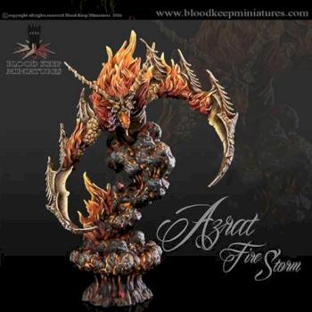 Azrat firestorm (Fire Elemental) by Blood-Keep-Miniatures