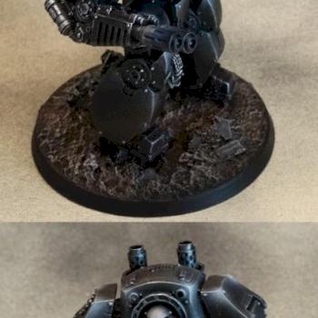 Iron Hands Contemptor Dreadnought by kharn123