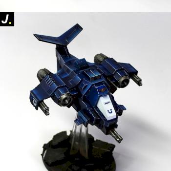 Space Marine Stormhawk Interceptor by Just.PS