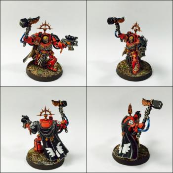 Blood Angels Captain Karlaen by white-chacha