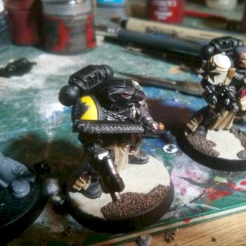 Deathwatch Marines by GeminiPainting