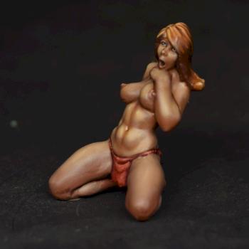 Surprised girl, 54 mm by stalkerminsky